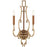 Minka Metropolitan Magnolia Manor 2 Light Wall Sconce, Gold/Bronze - N6550-690