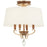 Minka Metropolitan Magnolia Manor 4 Light Semi Flush, Gold/Bronze - N6552-690