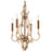 Minka Metropolitan Magnolia Manor 4 Light Chandelier, Gold/Bronze - N6554-690