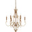 Minka Metropolitan Magnolia Manor 6 Light Chandelier, Gold/Bronze - N6557-690