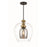 Minka Metropolitan Amesbury 1 Light Pendant, French Bronze/Gold - N6660-865