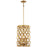 Minka Metropolitan Coronade 4 Light Pendant, Pandora Gold