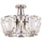 Minka Metropolitan Castle Aurora 8 Light Semi Flush Mount, Nickel - N6987-613