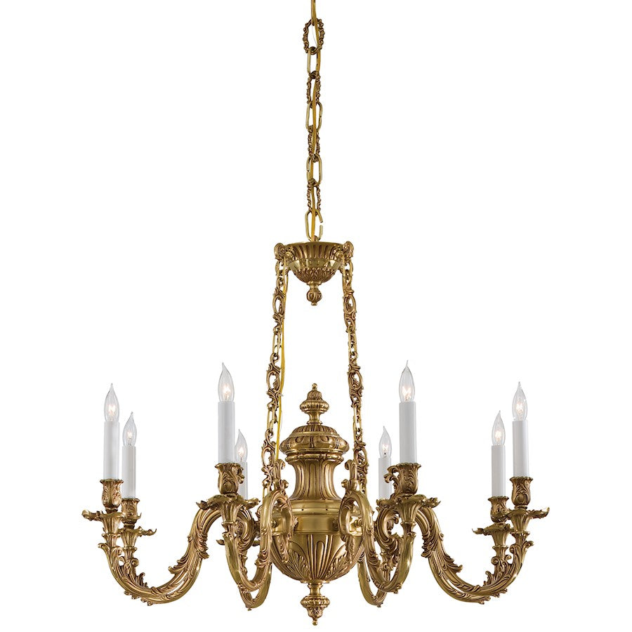 Minka Metropolitan 8 Light Chandelier, Polished Nickel - N700408