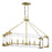 Minka Metropolitan Prima Vista 6 Light Island Light, Aged Brass - N7356-790