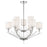 Minka Metropolitan Sutton 9 Light 2 Tier Chandelier, Polished Nickel - N7389-613