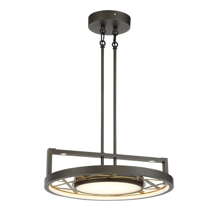 Minka Metropolitan Tribeca LED Convert Semi Flush/Pendant, IR/BRS - N7524-716-L