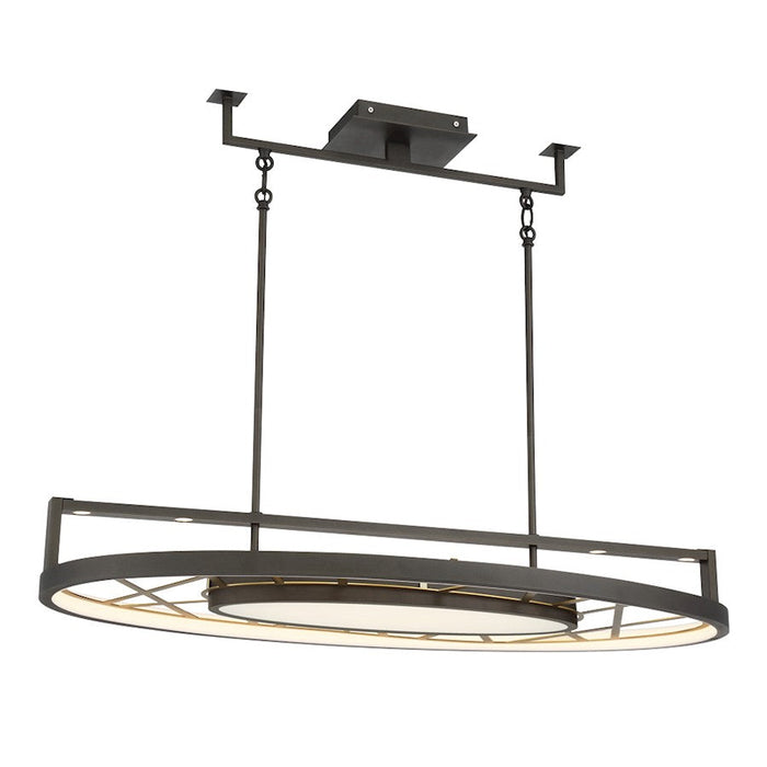 Minka Metropolitan Tribeca 44" LED Island, Smoked Iron/Soft Brass - N7528-716-L