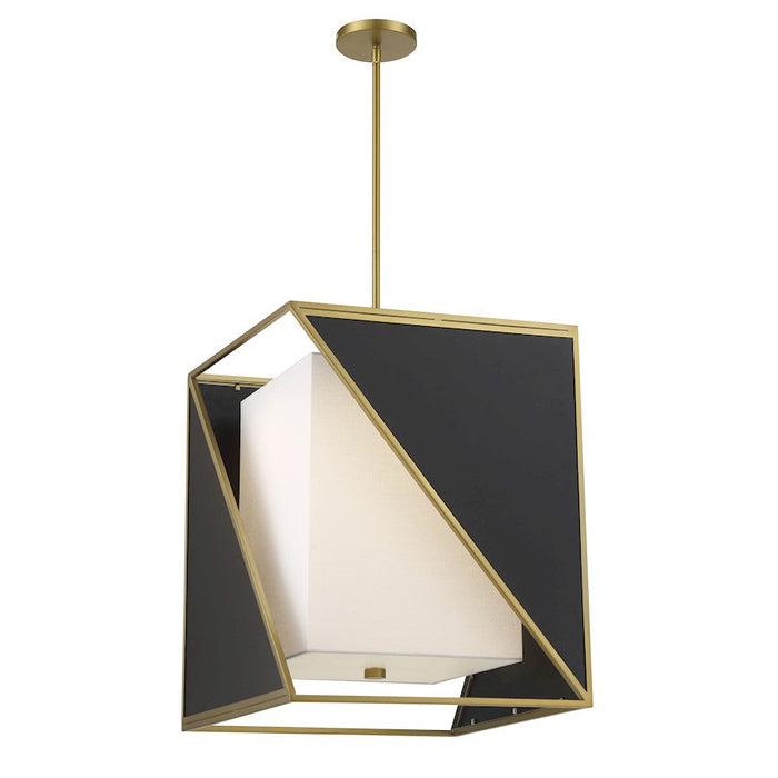 Minka Metropolitan Aspect LED 18" Pendant, Coal/Soft Brass - N7534-726-L