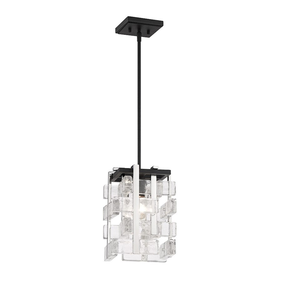 Minka Metropolitan Painesdale 1 Light Mini Pendant, Coal/Nickel - N7541-729