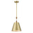 Minka Metropolitan Baratti Pendant, Soft Brass