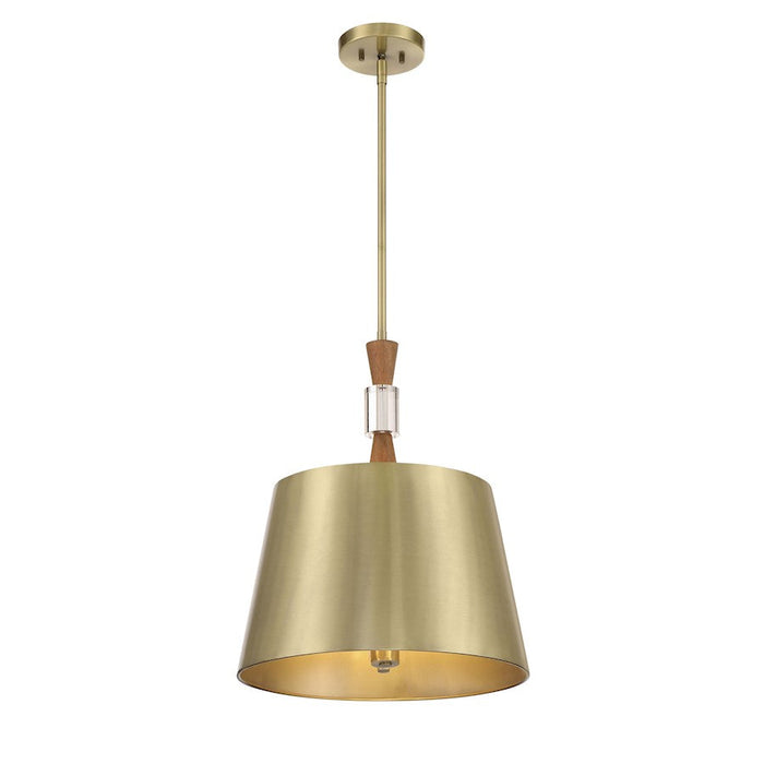 Minka Metropolitan Baratti Pendant, Soft Brass