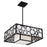 Minka Metropolitan Mosaic 2 Light Pendant, Rubbed Bronze/White Linen - N7753-143