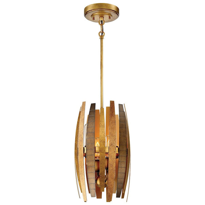 Minka Metropolitan Manitou 4 Light Mini Pendant, Ardor Gold