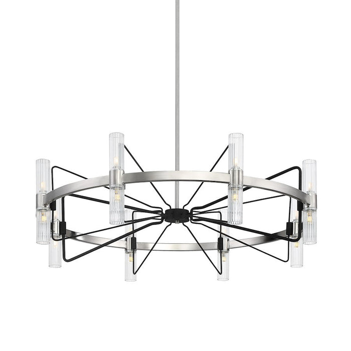 Minka Metropolitan Mass Transit 16 Light Pendant, Nickel/Sand Coal - N7876-420-L