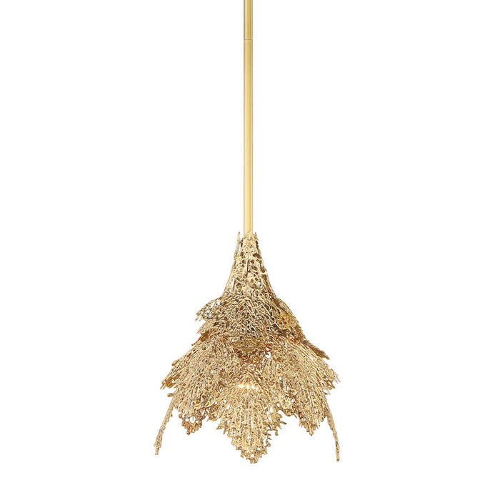 Minka Metropolitan Evergold Evergold 1 Light Pendant, Gold/Brass - N7881-750