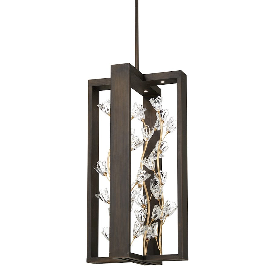 Minka Metropolitan Maison Des Fleurs LED Pendant, Bronze/Gold - N7967-730-L