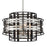 Minka Metropolitan Presten 4 Light Foyer in Brushed Nickel/Sand Coal - N7984-420