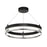 Minka Metropolitan Grande Illusion 21" LED Pendant, Coal/Nickel - N7992-572-L