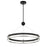 Minka Metropolitan Grande Illusion 33" LED Pendant, Coal/Nickel - N7994-572-L