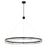 Minka Metropolitan Grande Illusion 61" LED Pendant, Coal/Nickel - N7996-572-L