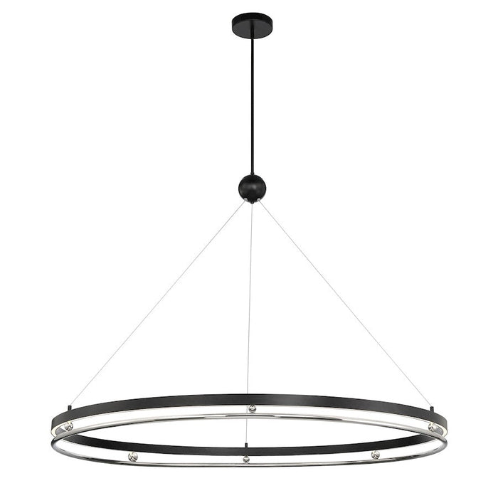 Minka Metropolitan Grande Illusion 61" LED Pendant, Coal/Nickel - N7996-572-L