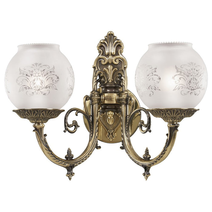 Minka Metropolitan 2 Light 8" Wall Sconce in French Gold - N801902