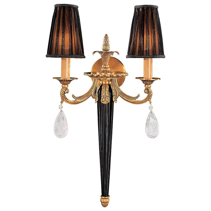 Minka Metropolitan 2 Light Wall Sconce, 26.75", Sunset Gold