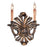 Minka Metropolitan 2 Light Wall Sconce, Oxide Brass