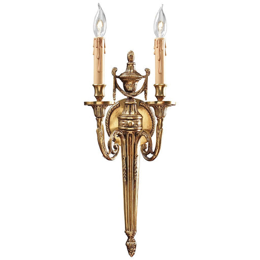 Minka Metropolitan 2 Light Wall Sconce, 20.25", Stained Gold