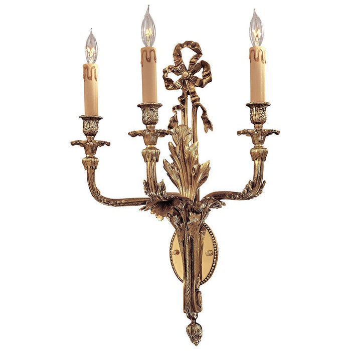 Minka Metropolitan 3 Light Wall Sconce, 23.5", Renaissance Gold