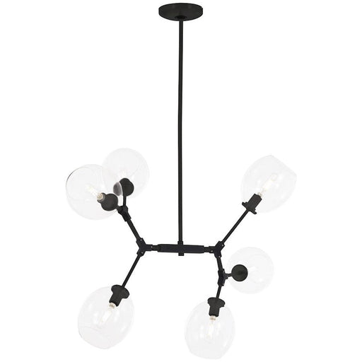 Minka George Kovacs Nexpo 6 Light Chandelier, Coal - P1366-66A