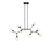 Minka George Kovacs Nexpo 8 Light 41" Chandelier, Coal - P1368-66A