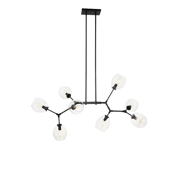 Minka George Kovacs Nexpo 8 Light 41" Chandelier, Coal - P1368-66A