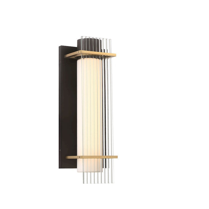 Minka George Kovacs Midnight 1 Light LED Outdoor, Coal/Honey Gold - P1511-707-L