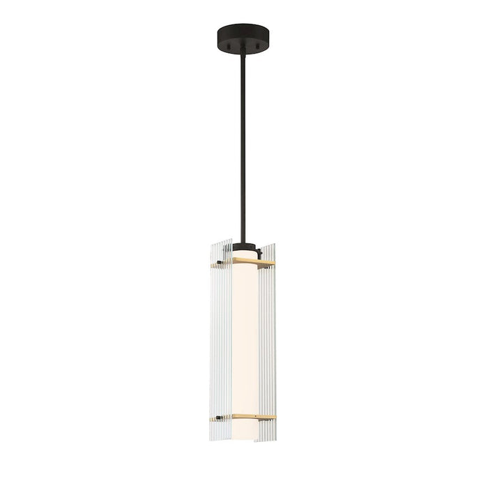 Minka George Kovacs Midnight LED Light Pendant, Sand Coal/Gold - P1519-707-L