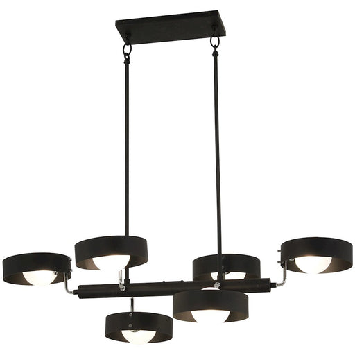 Minka George Kovacs Lift Off 6 Light Island Coal/Polished Nickel - P1566-729