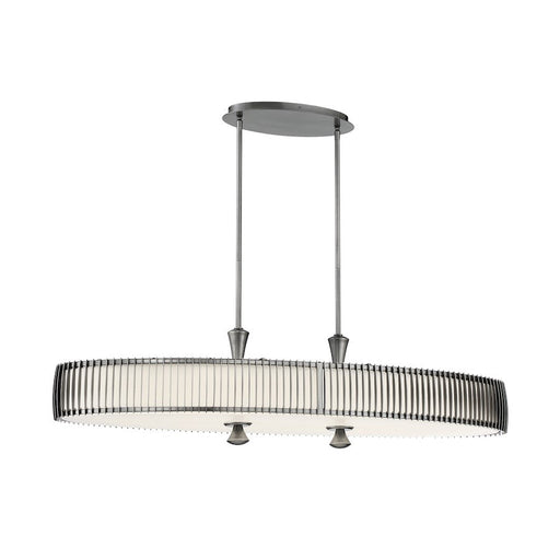 Minka George Kovacs Night Moves 41" LED Island, Pewter - P1676-084C-L