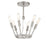 Minka George Kovacs Royalty 6 Light Semi Flush, Brushed Nickel - P1686-084