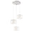 Minka George Kovacs San Marin 3 Light LED Pendant, Brushed Nickel - P1863-084-L