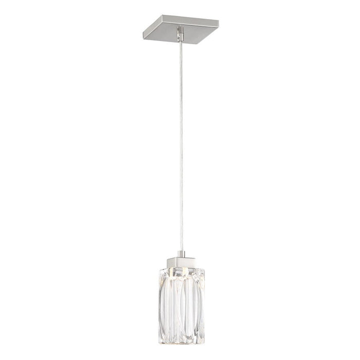 Minka George Kovacs Putnam Place 1 Light LED Mini Pendant, Nickel - P1871-084-L