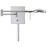 OPEN BOX ITEM: George Kovacs Reading Room LED Swing Wall Lamp, CH - MIP4338-077