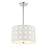 Minka George Kovacs Patchwork 3 Light 16" Pendant, Nickel/White - P5339-613