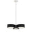 Minka George Kovacs Side Step 3 Light LED Chandelier, Coal/NK/WH - P5345-572-L