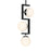 Minka George Kovacs Alluria Ii 3 Light Pendant, Coal/Nickel - P5421-572