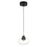 Minka George Kovacs Arabesque LED Mini Pendant, Coal/Brushed Gold - P5460-884-L