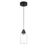 Minka George Kovacs Arabesque 11" LED Mini Pendant, Coal/Gold - P5462-884-L