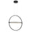 Minka George Kovacs Studio 23 LED 24" Pendant, Coal - P5540-66A-L