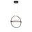 Minka George Kovacs Studio 23 LED 18" Pendant, Coal - P5541-66A-L