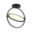 Minka George Kovacs Studio 23 LED Semi Flush Mount, Coal - P5545-66A-L